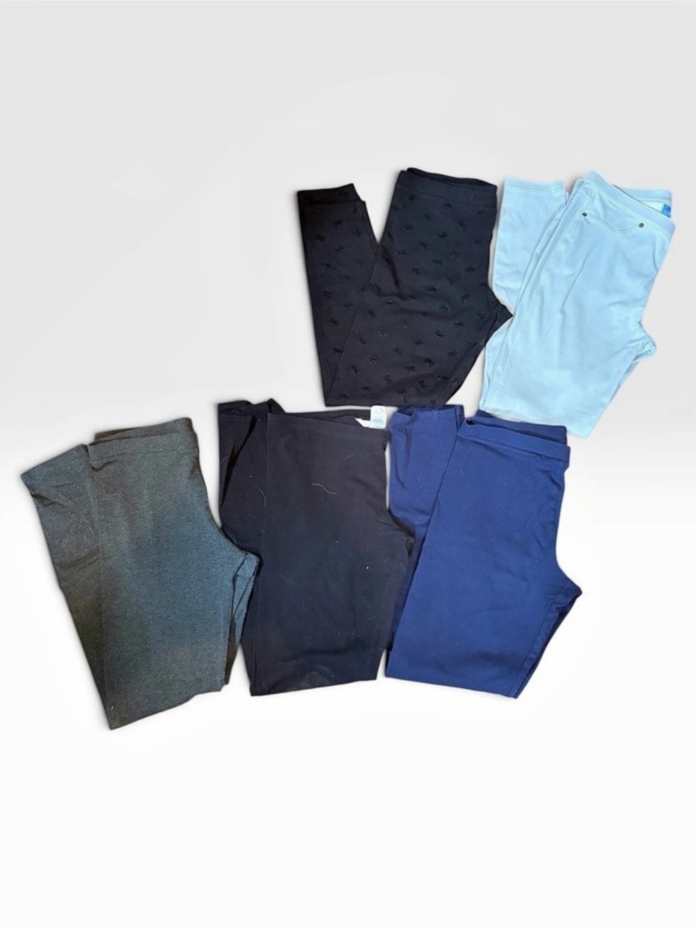 Lot of 5 Womens Sz Medium Leggings - Lauren Conrad, Vera Wang